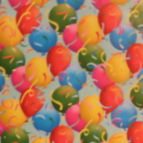 Balloon and Confetti Wrapping Paper