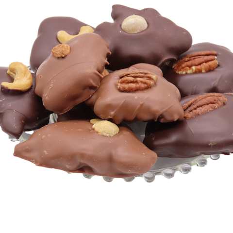 Chocolate Covered Caramel Nut Patties TucksCandyFactory