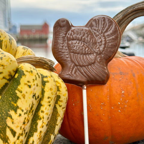 Thanksgiving Turkey Chocolate Lollipops
