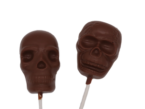Chocolate Skull Pops