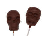 Chocolate Skull Pops