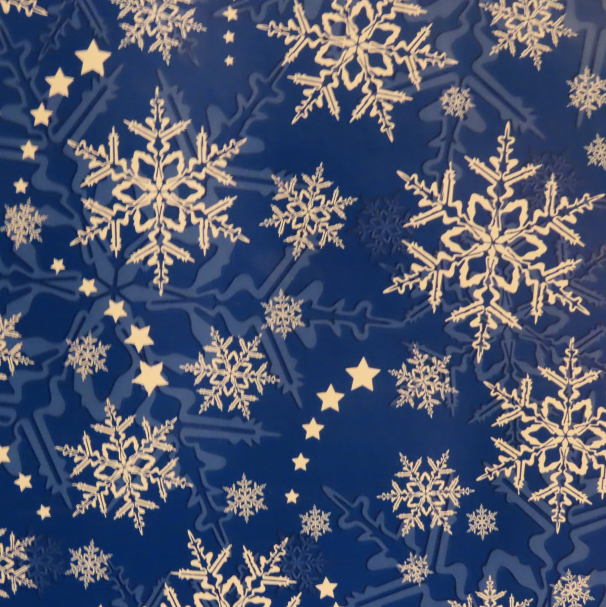 Gold Snowflake Wrapping Paper