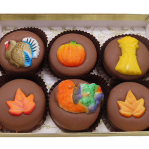 Thanksgiving Chocolate Covered Oreos Tucks Candy Factory